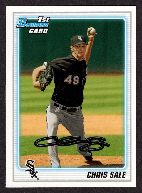 2010 Bowman Draft #BDPP92 Chris Sale 1st Bowman