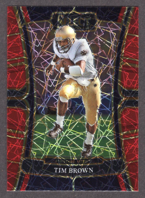 2023 Panini Select Draft Picks #99 Tim Brown Red Lazer Prizm