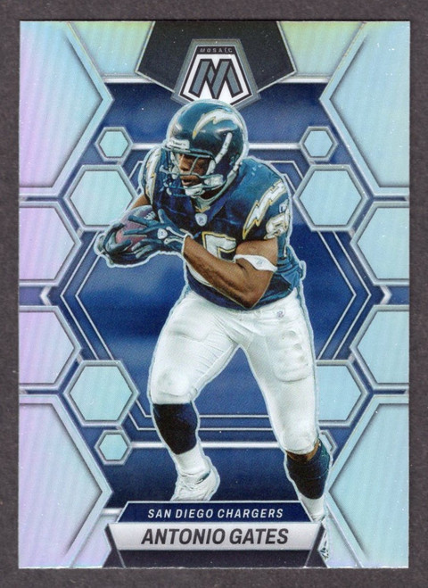 2023 Panini Mosaic #135 Antonio Gates Silver Prizm