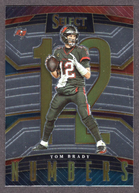 2022 Panini Select #SN-7 Tom Brady Numbers