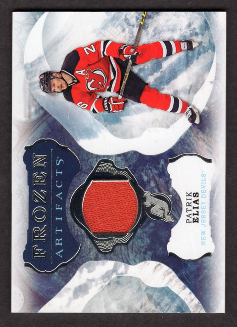 2016/17 Upper Deck Artifacts #FA-PE Patrik Elias Frozen Artifacts Game Used Jersey Relic