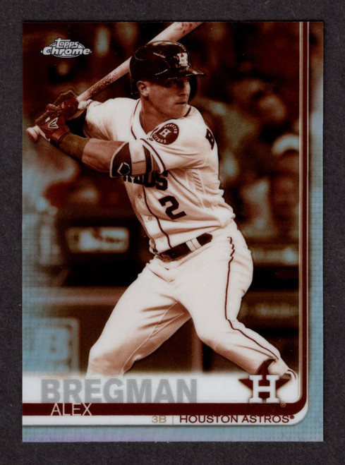 2019 Topps Chrome #19 Alex Bregman Sepia Refractor (#2)