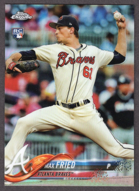 2018 Topps Chrome #66 Max Fried Refractor Rookie/RC (#2)