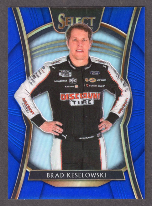 2020 Panini Chronicles NASCAR #23 Brad Keselowski Select Blue Prizm 174/199