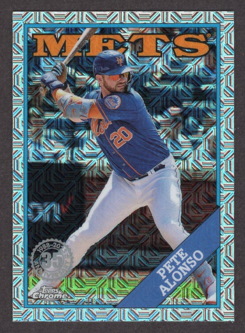 2023 Topps Series 1 #T88C-17 Pete Alonso Silver Pack Chrome Refractor 