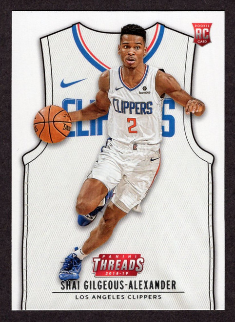 2018/19 Panini Threads #111 Shai Gilgeous-Alexander Rookie/RC