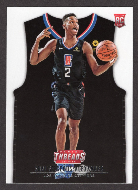 2018/19 Panini Threads #191 Shai Gilgeous-Alexander Rookie/RC