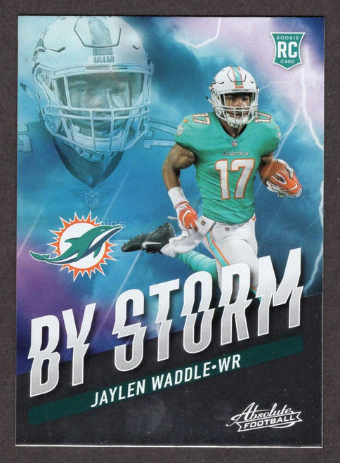 2021 Panini Absolute #BST-6 Jaylen Waddle By Storm Rookie/RC