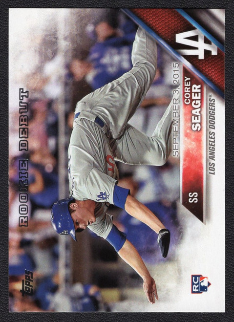 2016 Topps Update #US278 Corey Seager Rookie Debut (#2)