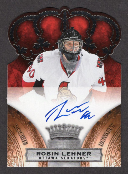 2010/11 Panini Crown Royale #130 Robin Lehner Rookie Autograph 496/499