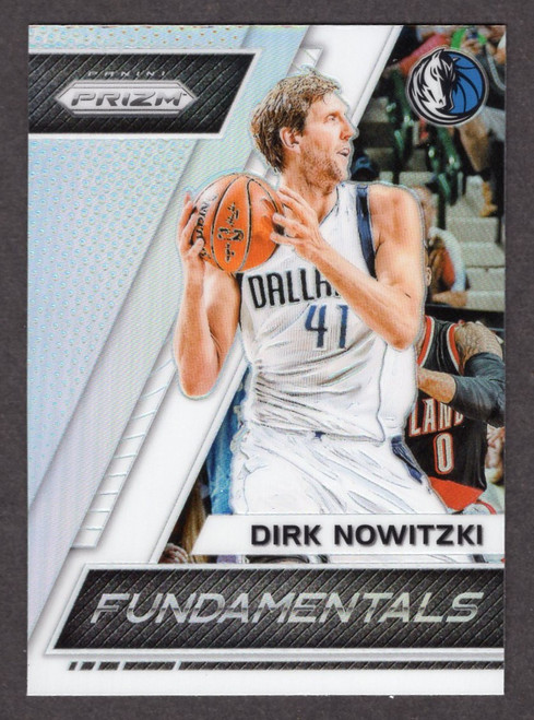 2017/18 Panini Prizm #11 Dirk Nowitzki Fundamentals Silver Prizm