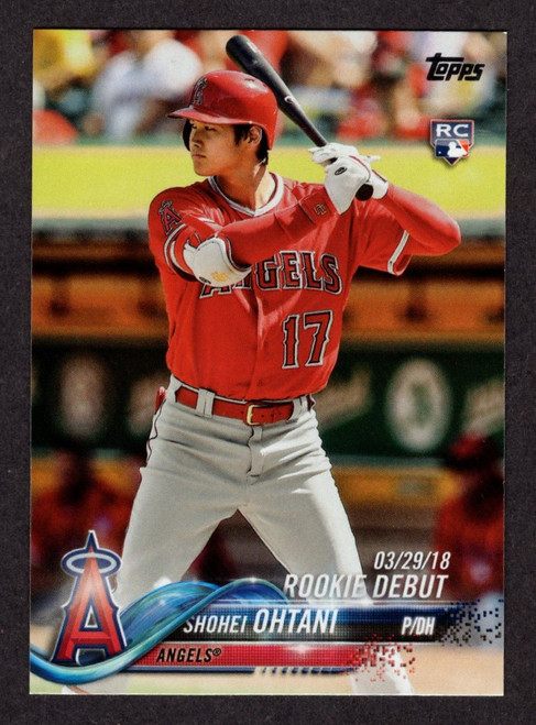 2018 Topps Update #US285 Shohei Ohtani Rookie Debut