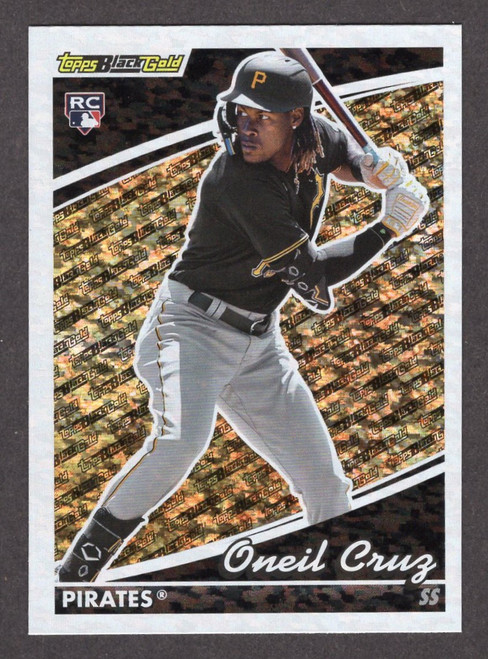 2022 Topps Update #BG-20 Oneil Cruz Black Gold Rookie/RC