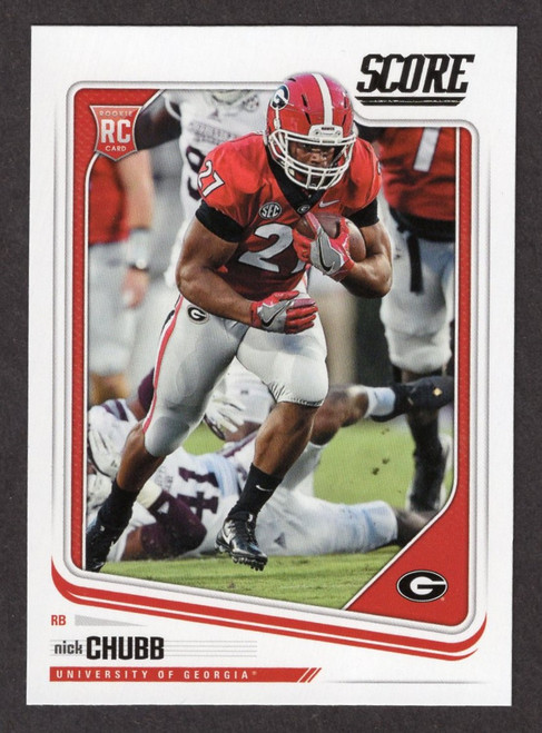 2018 Panini Score #365 Nick Chubb Rookie/RC