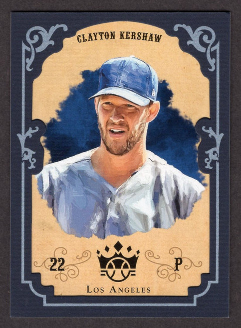 2019 Panini Diamond Kings #DK04-CK 2019 Clayton Kershaw Crowning Moment Black Frame