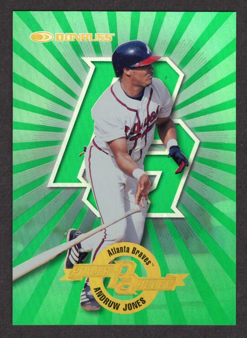 1997 Donruss #6 Andruw Jones Power Alley 1633/4000