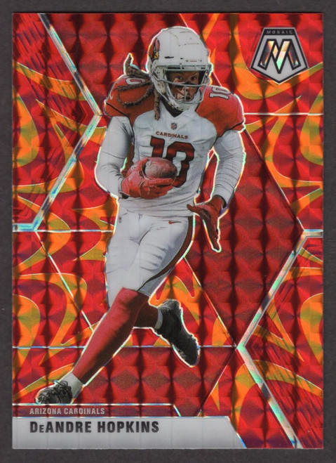 2020 Panini Mosaic #10 DeAndre Hopkins Orange Reactive Prizm 