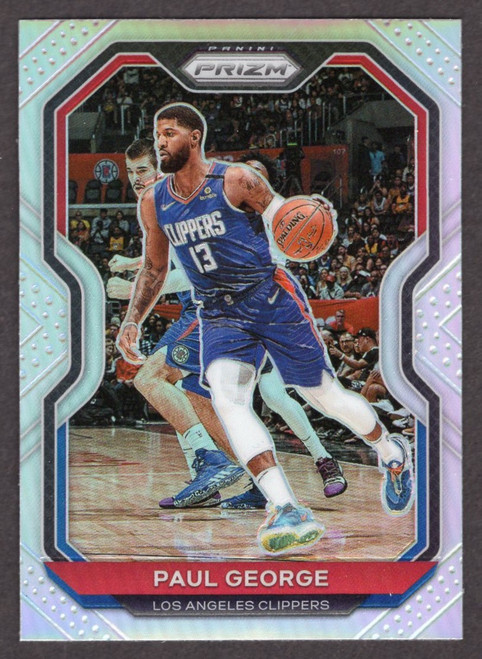 2020/21 Panini Prizm #14 Paul George Silver Prizm 