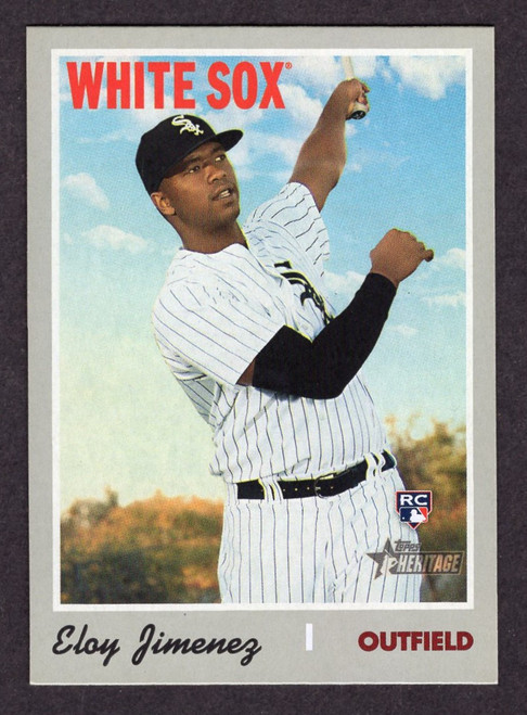 2019 Topps Heritage High Number #516 Eloy Jimenez Rookie/RC
