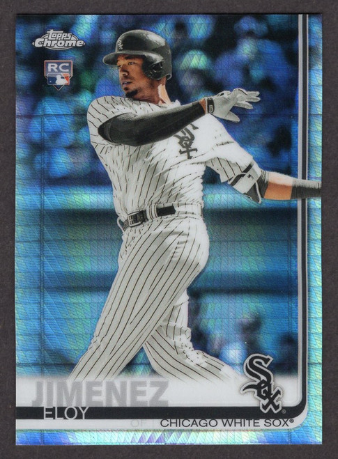 2019 Topps Chrome #202 Eloy Jimenez Prism Refractor Rookie/RC