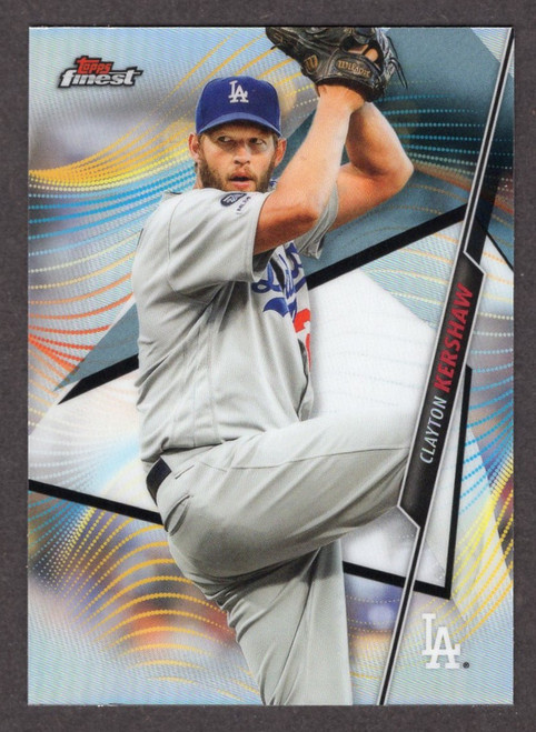 2020 Topps Finest #89 Clayton Kershaw Refractor