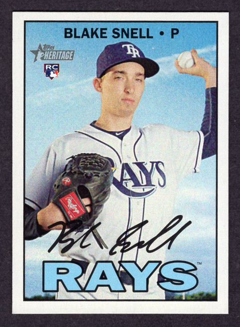 2016 Topps Heritage High Number #705 Blake Snell Rookie/RC