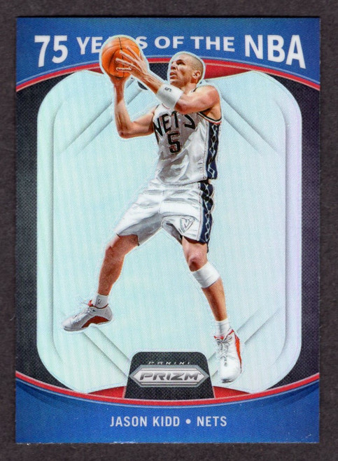 2021/22 Panini Prizm #18 Jason Kidd 75 Years Of The NBA Silver Prizm