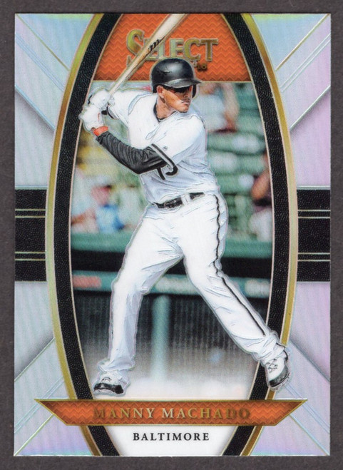 2018 Panini Select #12 Manny Machado Silver Prizm