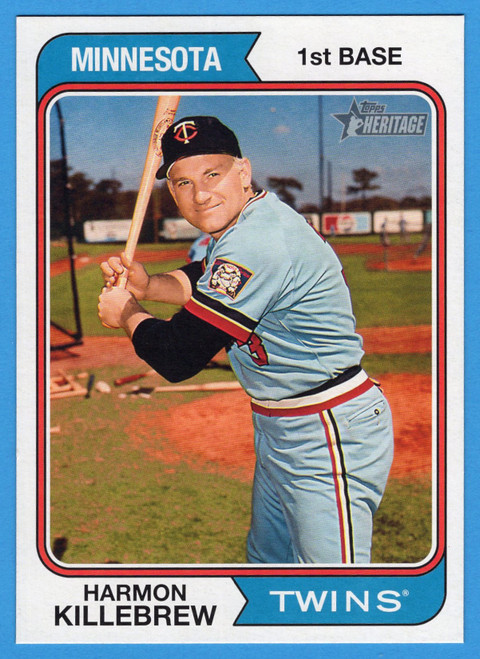 2023 Topps Heritage #OB-HK Harmon Killebrew Oversized 1974 Topps