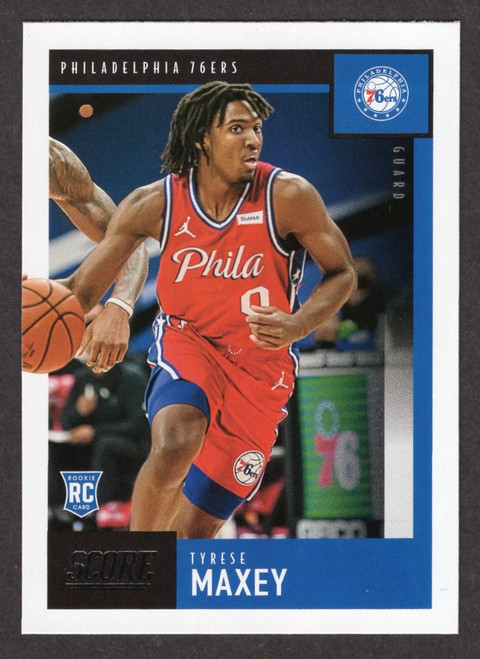 2020/21 Panini Chronicles #603 Tyrese Maxey Score Rookie/RC (#2)