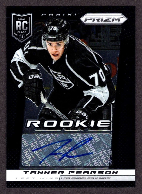 2013/14 Panini Prizm #355 Tanner Pearson Rookie Autograph