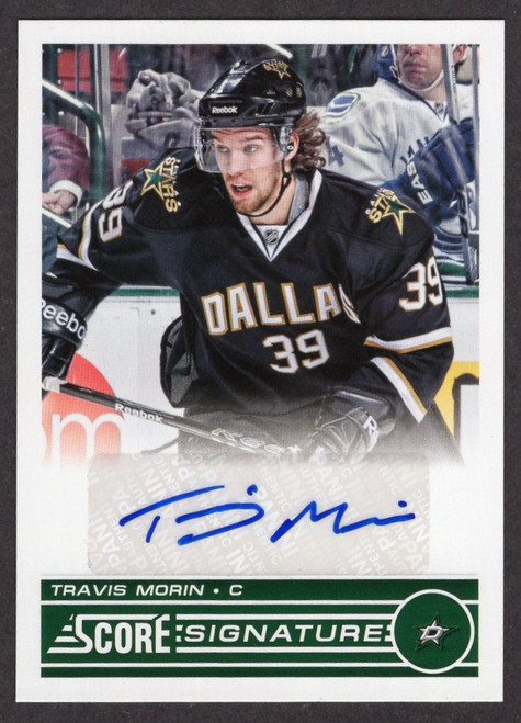 2013/14 Panini Score #SS-TM Travis Morin Signatures Autograph