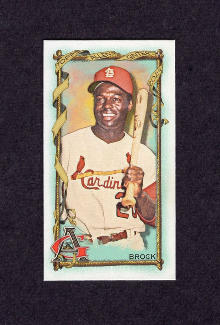 2023 Topps Allen & Ginter #89 Lou Brock A&G Mini