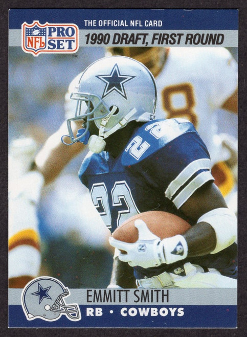 1990 NFL Pro Set #685 Emmitt Smith Rookie/RC