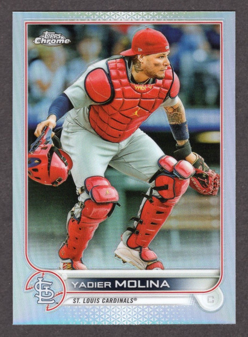 2022 Topps Chrome #93 Yadier Molina Refractor 