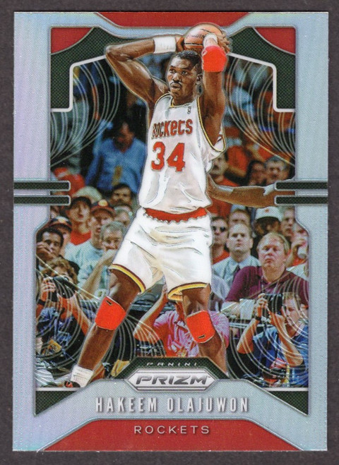 2019/20 Panini Prizm #4 Hakeem Olajuwon Silver Prizm (#3)