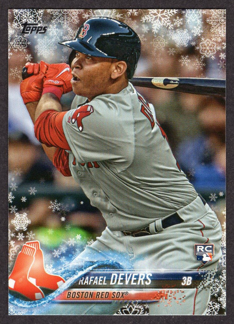 2018 Topps Holiday Mega #HMW67 Rafael Devers Rookie/RC