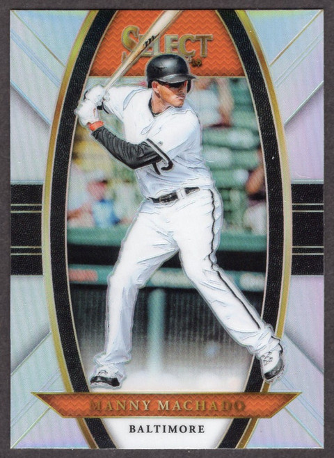 2018 Panini Select #12 Manny Machado Silver Prizm (2)