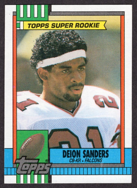 1990 Topps #469 Deion Sanders Super Rookie/RC