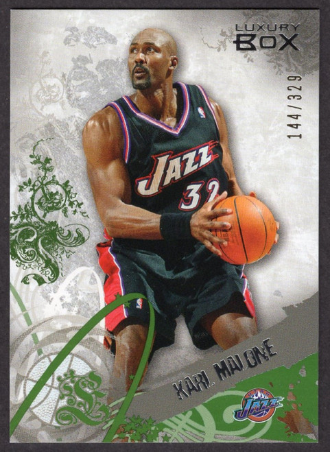 2007/08 Topps Luxury Box #47 Karl Malone Green Parallel 144/329