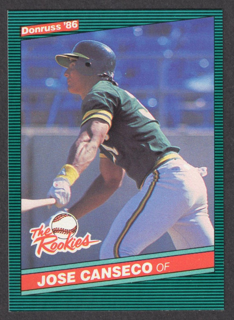 1986 Donruss #22 Jose Canseco The Rookies Rookie/RC