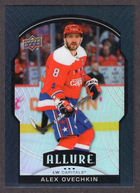 2020/21 Upper Deck Allure #1 Alex Ovechkin Black Rainbow