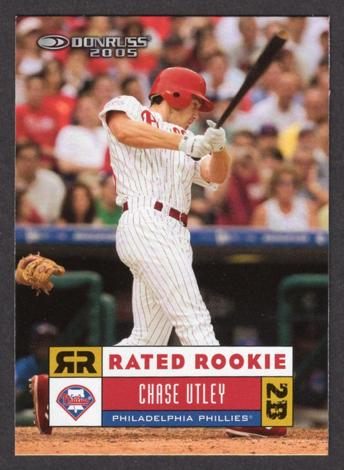 2005 Donruss #43 Chase Utley Rated Rookie/RC