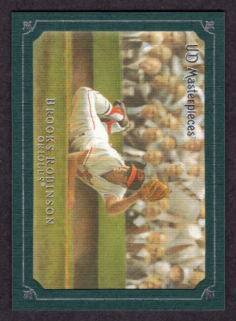 2007 Upper Deck Masterpieces #13 Brooks Robinson Green Frame