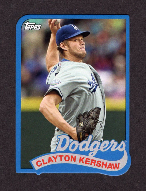 2014 Topps #TM-2 Clayton Kershaw 1989 Mini Die-Cut