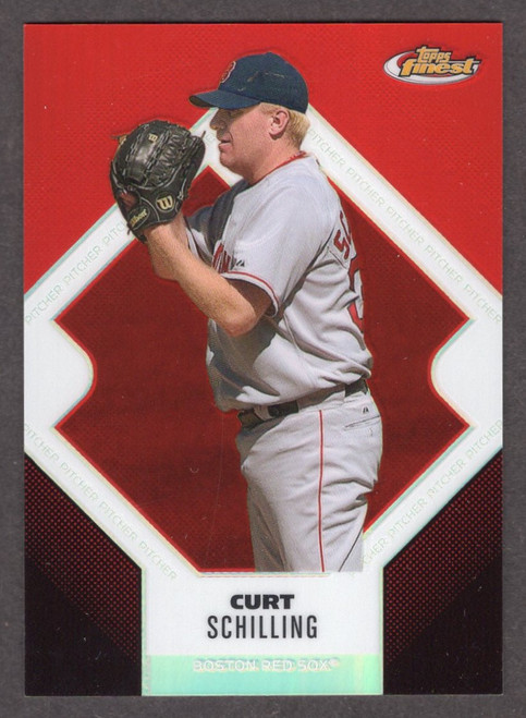 2006 Topps Finest #6 Curt Schilling Red Refractor 181/399