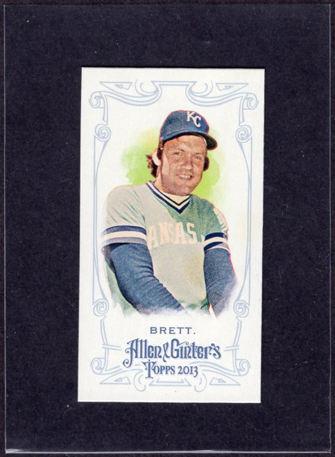 2013 Topps Allen & Ginter #317 George Brett A&G Back Mini