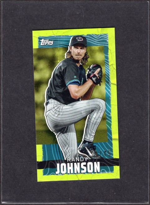 2023 Topps Rip #MRIP-RJO Randy Johnson Chartreuse Mini Parallel 39/45