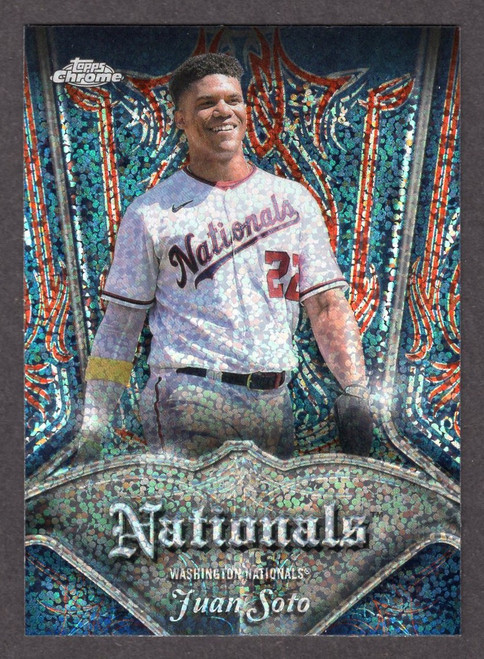 2022 Topps Chrome #P-9 Juan Soto Club Plaques Refractor