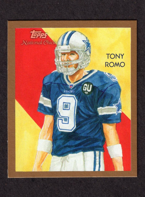 2009 Topps National Chicle #CI60 Tony Romo Gold Mini